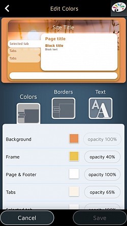 Персонализирайте цвета на всяка част от вашите уеб страници.