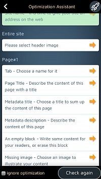 Уникалното за SimDif е, че можете да активирате асистента за оптимизация.